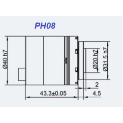 1 Harmonik Robot Eklem Aktüatörü Ph08